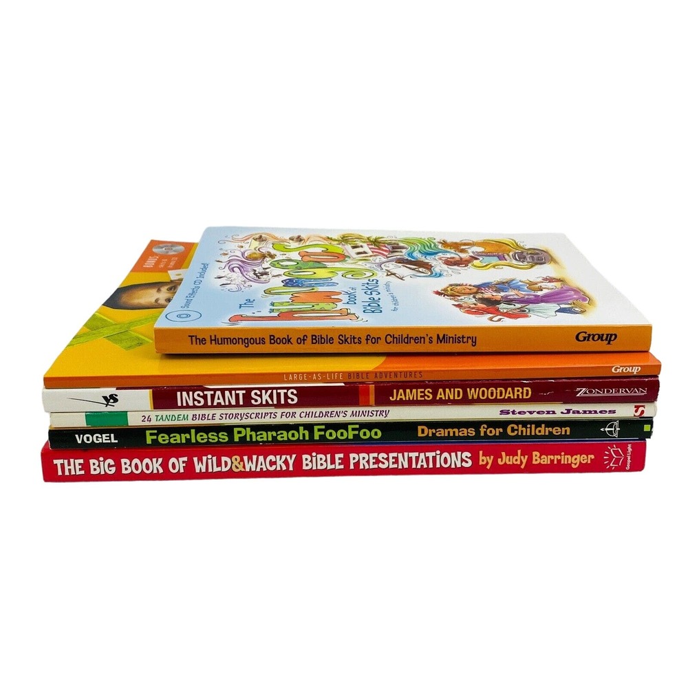 Youth Bible Skits 6 Book Lot Plays Religious Education Youth Ministry Paperback